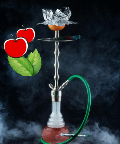 Two Apples with Mint