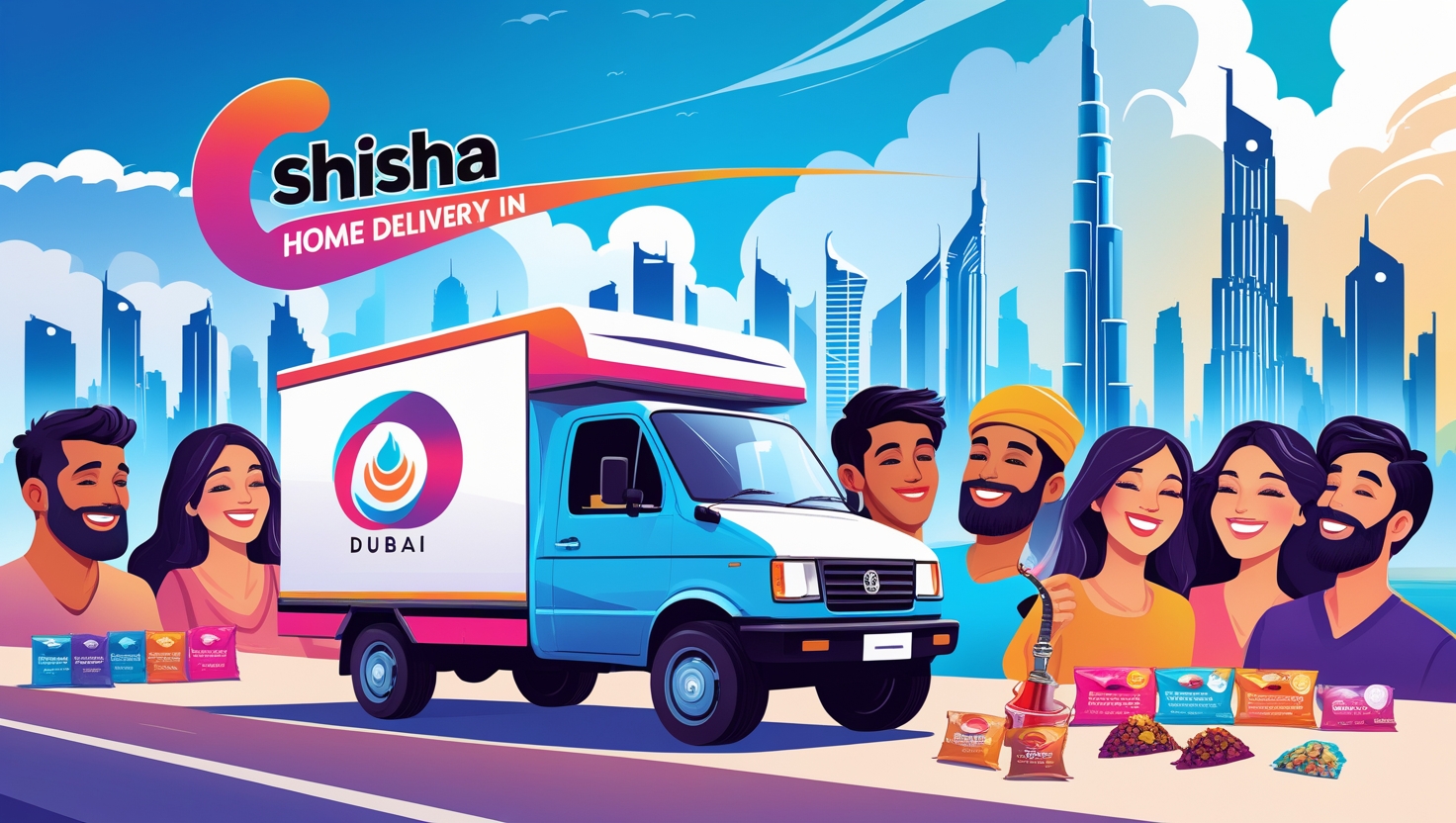Shisha Delivery in Al Jaddaf, Al Reem Island, and Al Safa